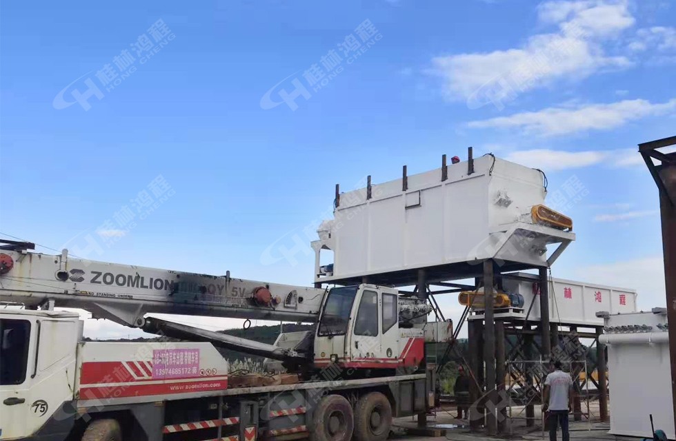 桂林鴻程15噸新型氫氧化鈣生產(chǎn)線湖南客戶即將完工 桂林鴻程15噸新型氫氧化鈣生產(chǎn)線湖南客戶即將完工